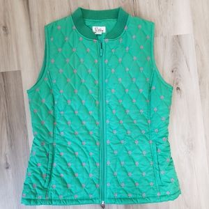 lily pulitzer palm tree vest